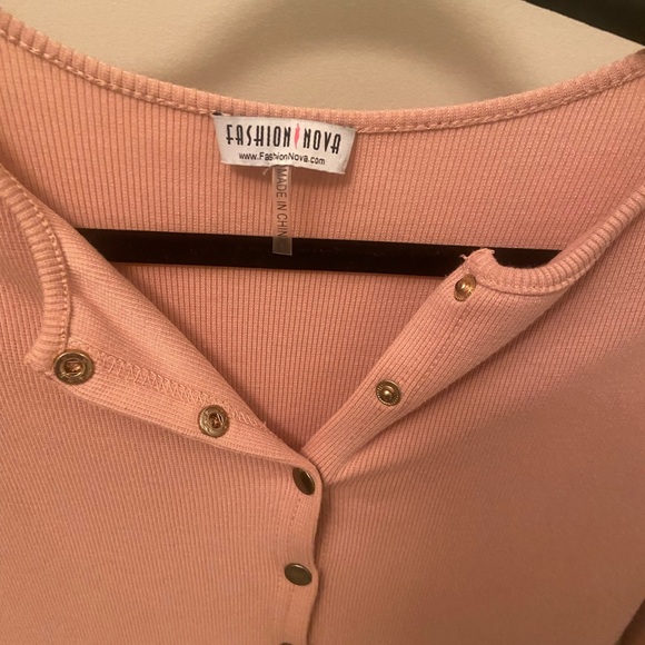 Dusty Rose ribbed midi dress from Fashionova - Picture 3 of 3